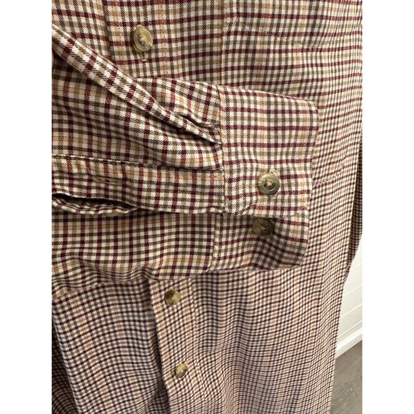 L L Bean Men's Large Wrinkle Free Kennebunk Sport LS Button-Down Traditional Fit - Picture 4 of 8